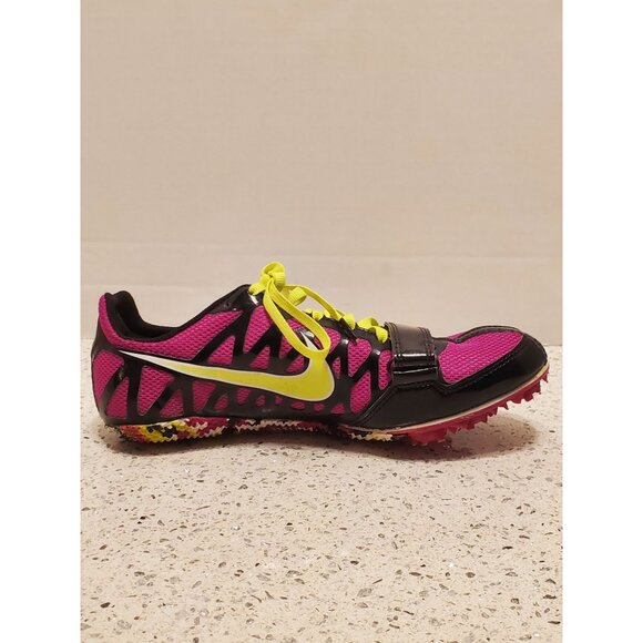 Women Sz 6.5 Multicolor Nike Zoom Rival S Track & Field Shoe 456811-530 preowned - Picture 8 of 10